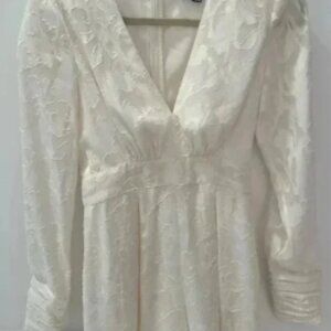 Alexis Floral Jumper in White- Size XS